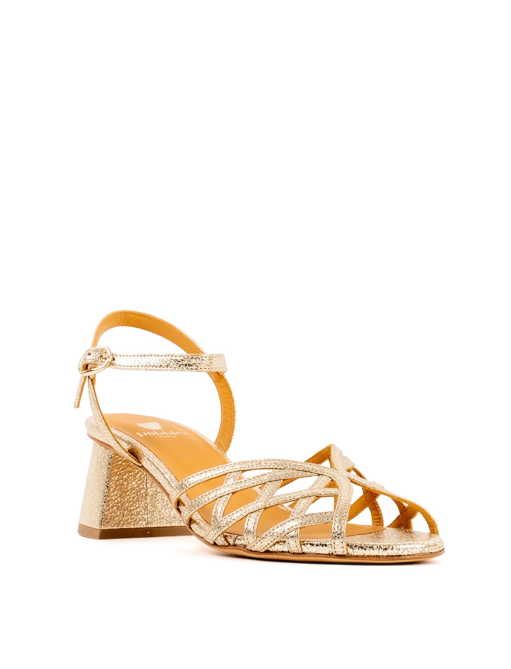 Heeled Sandals Salma - Champagne Gold - Women - Bobbies