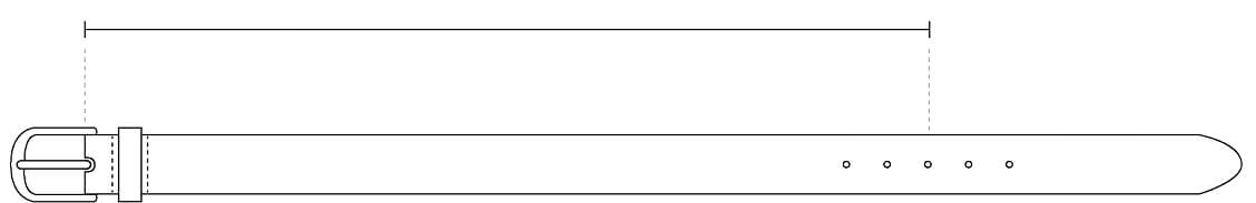 dessin choisir taille ceinture